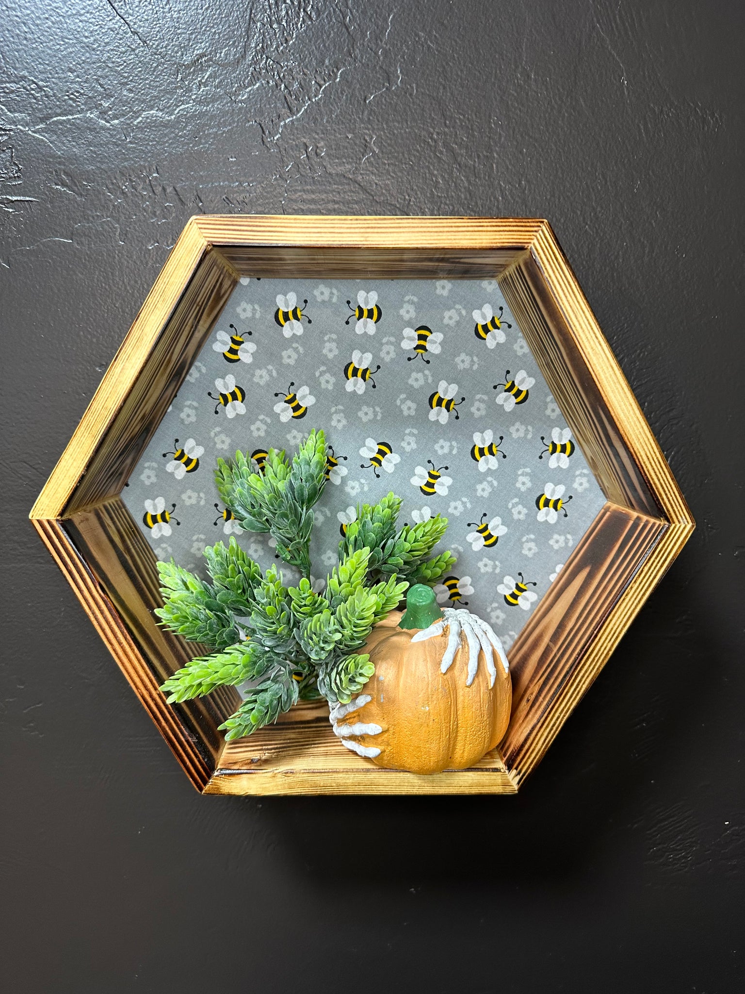 Handcrafted Hexagon Shelf