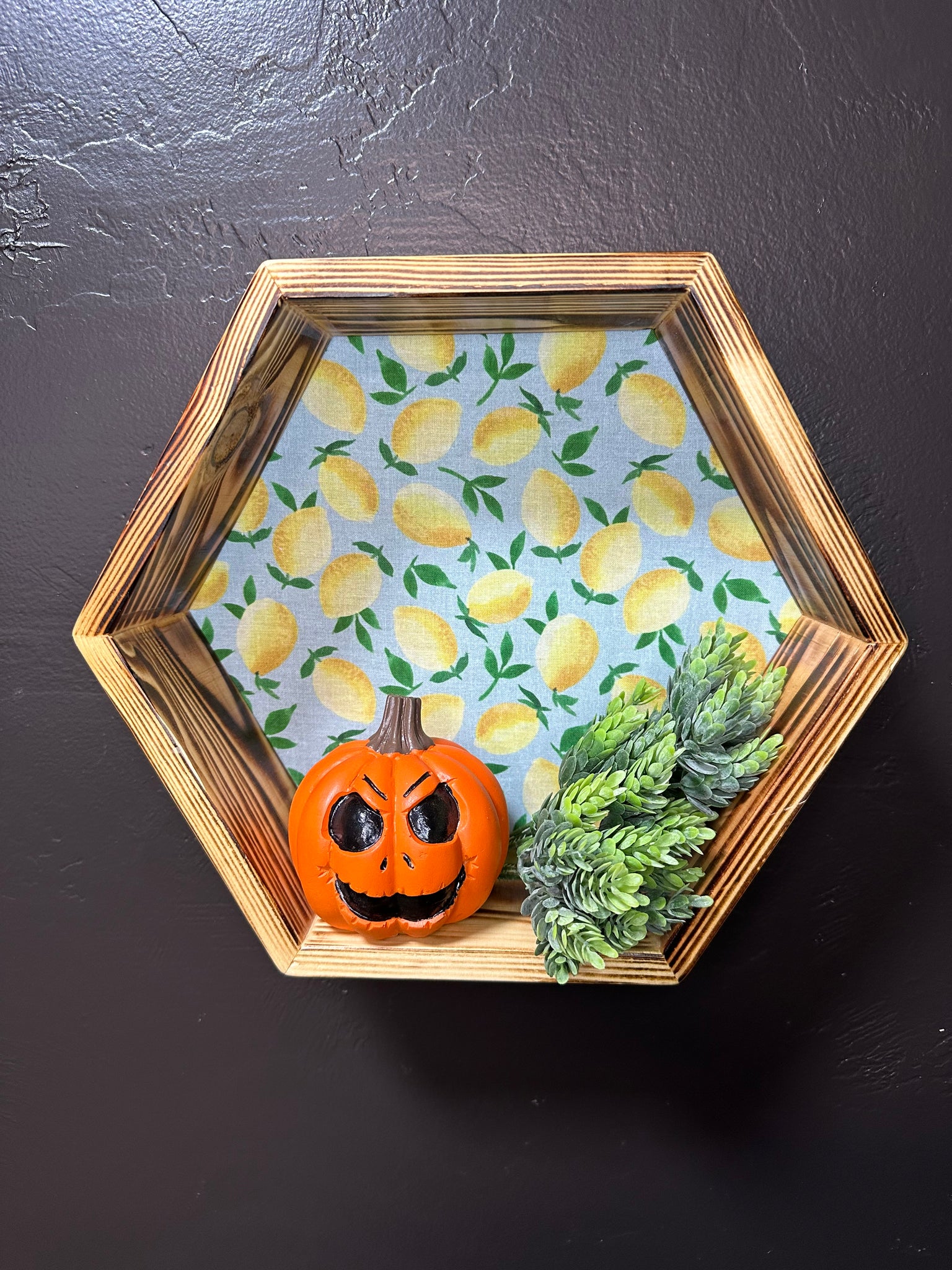 Handcrafted Hexagon Shelf