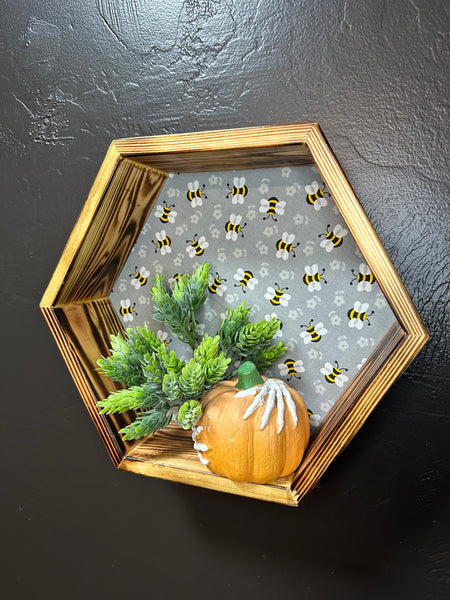 Handcrafted Hexagon Shelf