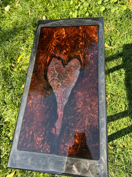 Handcrafted Resin Table