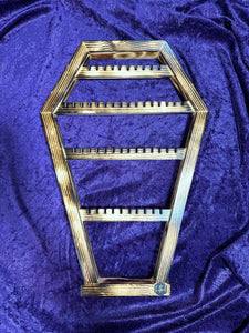 Coffin earring holder