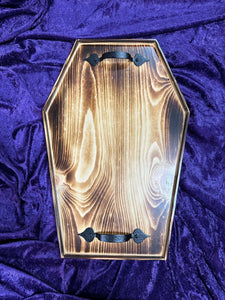 Wooden Coffin Tray