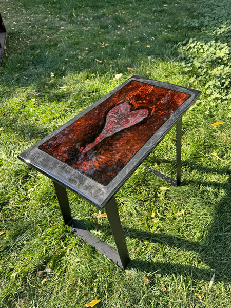 Handcrafted Resin Table