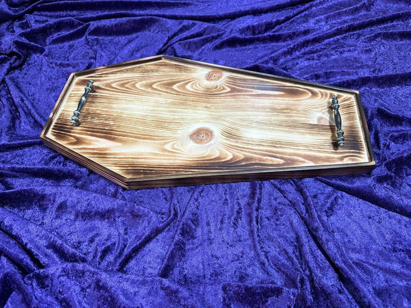 Wooden Coffin Tray