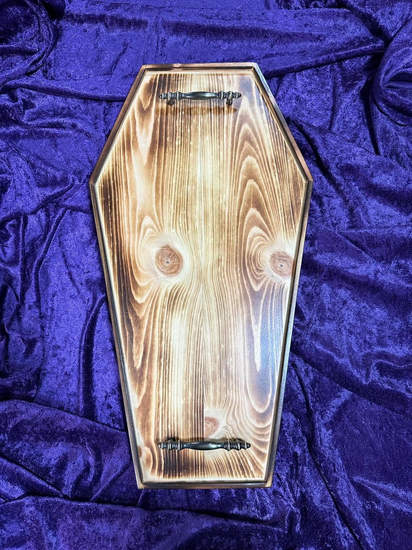 Wooden Coffin Tray