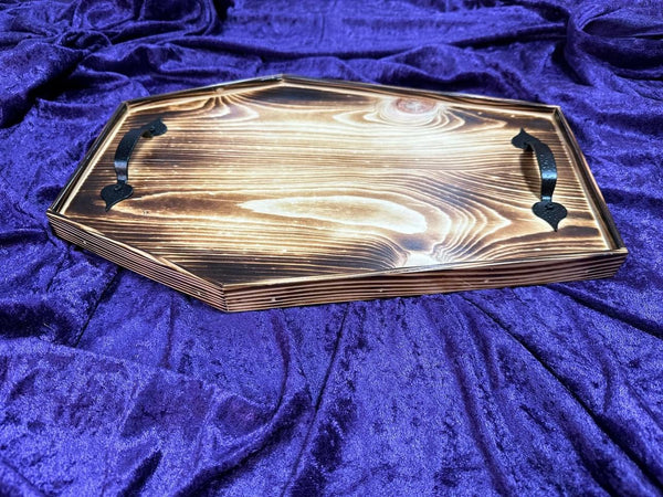 Wooden Coffin Tray