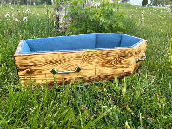 Coffin pet bed