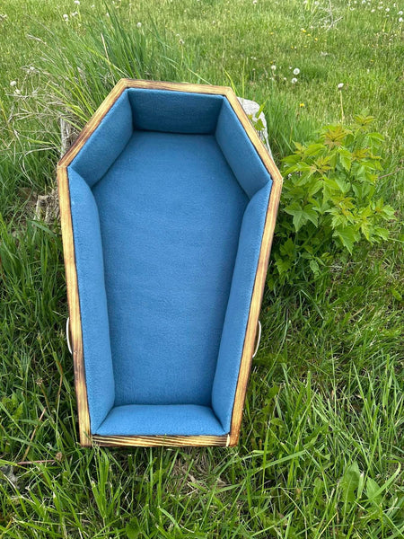 Coffin pet bed