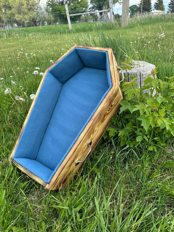 Coffin pet bed