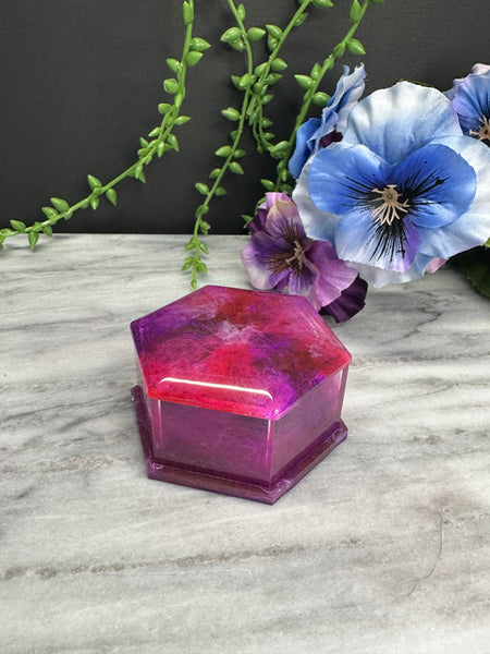 Hexagon trinket box