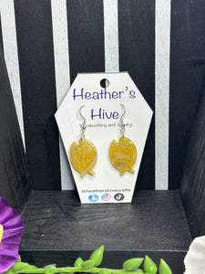 Fish dangle earrings