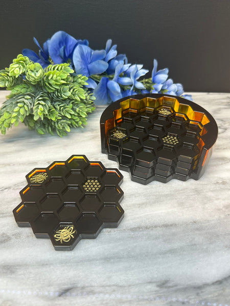 Resin coaster set