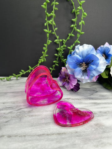 Heart shaped trinket box