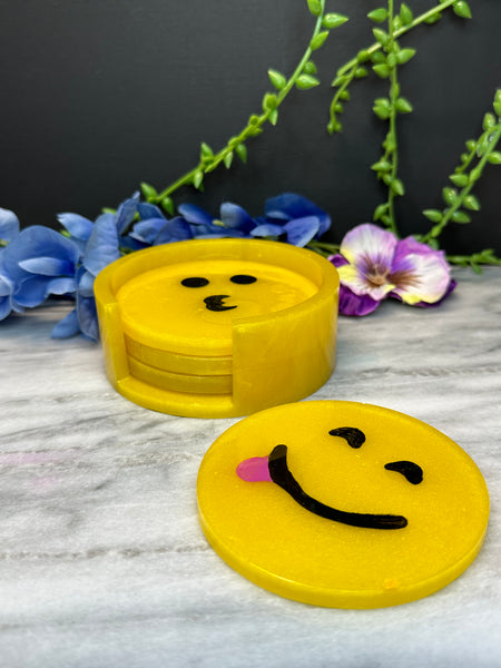 Resin coaster set