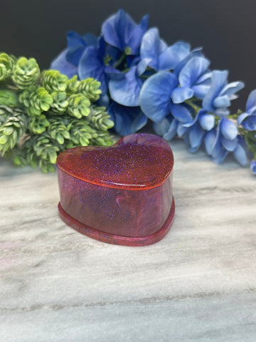 Heart shaped trinket box